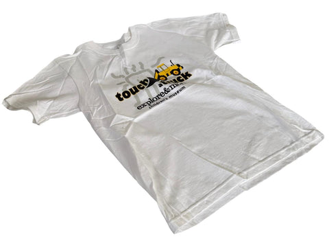 Anvil Touch A Truck Explore & More Children's Museum White Shirt Size Youth S