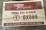 Dayton 6X889 Speedaire Nema 56C Flange Cast Iron