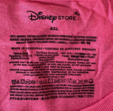 Disney Women's Minnie & Mickey Mouse Together Since 1928 Pink Shirt Size 4XL