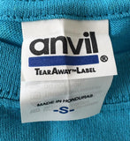 Anvil Women's Southern Belles Love A Man In Uniform Blue Shirt Size Small