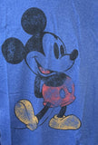 Disney Men's Classic Mickey Mouse Graphic Blue Short Sleeve Shirt Size X-Large