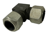 5/8" Male x Male Steel Hydraulic Compression Elbow Fitting 90° Heavy Duty