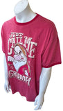 Disney Men's Just Call Me Grumpy Graphic Red Short Sleeve Shirt Size 3XL