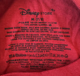 Disney Girls Minnie Mouse American Classic Simply Amazing Red Shirt Size Medium