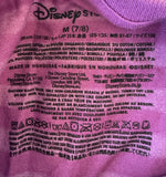 Disney Girls Minnie Mouse Bow Kite Graphic Purple Short Sleeve Shirt Size Medium