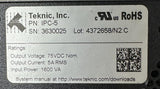 Teknic IPC-5 Intelligent Power Center Power Supply 75VDC 5A 1600VA 350/500W