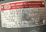 Dietz FDR 80/100/12Q Electric Motor 230V 0.22kW 540 RPM 2.25A