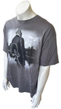 Anvil Men's B.B. King 2013 Tour Graphic Gray Short Sleeve Shirt Size X-Large