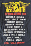 Gildan Men's Aerosmith The Global Warming Tour 2012 Black Shirt Size Large
