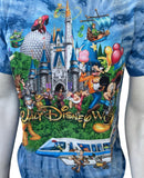 Disneyland Men's Walt Disney World Mickey Mouse & Friends Tie Dye Shirt Size M