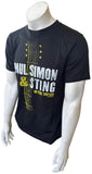 Royal Apparel Men's Paul Simon & Sting 2014 Tour Black Shirt Size Medium