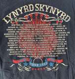Anvil Men's Lynyrd Skynard Simple Man Tour 2013 Black Shirt Size Large