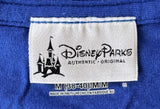 Disney Parks Men's I Conquered It's A Small World Graphic Blue Shirt Size Medium