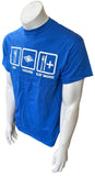 Disney Cruise Line Men's Eat Cruise Eat More Graphic Blue Shirt Size Medium