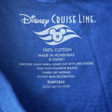 Disney Cruise Line Men's Eat Cruise Eat More Graphic Blue Shirt Size Medium