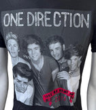 Delta Men's One Direction Take Me Home Tour 2013 Graphic Black Shirt Size Small