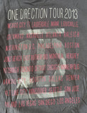 Delta Men's One Direction Take Me Home Tour 2013 Graphic Black Shirt Size Small