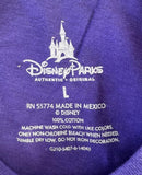 Disney Parks Girls Frozen Anna Graphic Purple Short Sleeve Shirt Size Large