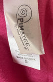 Pimatee Women's Ron Jon Ft. Lauderdale Pink Short Sleeve Shirt Size Small