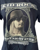 Gildan Women's Kid Rock Best Night Ever Tour 2013 Black Shirt Size Small