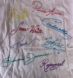 Disneyland Girls Disney Princesses Signature Pink Short Sleeve Shirt Size Medium