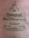 Disneyland Girls Disney Princesses Signature Pink Short Sleeve Shirt Size Medium