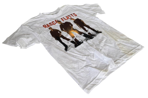 Alstyle Boys Rascal Flatts Nothing Like This 2011 Tour White Shirt Size Medium