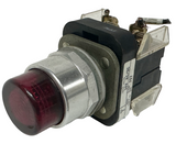 Allen-Bradley 800T-QB24 Momentary Push Button Series T Red 24V AC/DC Illuminated