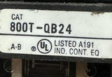 Allen-Bradley 800T-QB24 Momentary Push Button Series T Red 24V AC/DC Illuminated