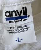 Anvil Men's Christina Grimmie Tour 2011 White Short Sleeve Shirt Size Large