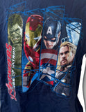 Gildan Men's Marvel Avengers Age Of Ultron Navy Short Sleeve Shirt Size Large