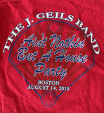 Anvil Men's J. Geils Band Ain't Nothin' But A House Party 2010 Red Shirt Size L