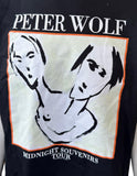 Anvil Men's Peter Wolf Midnight Souvenirs Tour Black Short Sleeve Shirt Size L