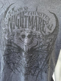 Disney Nightmare Before Christmas Jack Skellington Gray Shirt Size Large