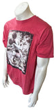 Disney Men's Classic Mickey Mouse Graphic Red Short Sleeve Shirt Size Large
