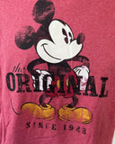Disney Men's Mickey Mouse The Orginal Since 1928 Red Shirt Size Medium