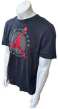 Nike Jordan Men's Jumpman Air Jordan Flight Club Black Short Sleeve Shirt Size L