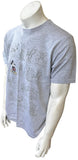 Disney Men's Mickey Mouse Through The Years Graphic Gray Shirt Size Medium