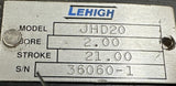 Lehigh JHD20 Pneumatic Cylinder 2" Bore 21" Stroke