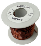 Guasti Wire MW14-1 Insulated Magnet Wire 14 AWG Gauge 80 Ft Spool