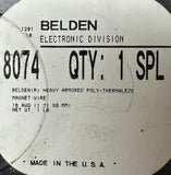 Belden 8074 Magnet Enameled Copper Wire 16 AWG Poly-Thermaleze 126 Ft Spool