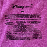 Disney Women's Snow White Evil Queen Lips Red As The Rose Pink Shirt Size 3XL