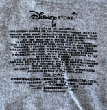 Disney Women's Classic Minnie Mouse Graphic Gray Short Sleeve Shirt Size Medium