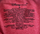 Disney Women's Mickey Mouse Kid At Heart Red Short Sleeve Shirt Size Medium