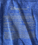 Disney Women's Mickey Mouse + Minnie Mouse = Love Blue Shirt Size Medium