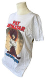 Tultex Women's Pat Benatar Get Nervous 2012 Tour White Short Sleeve Shirt Size S