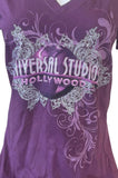 Universal Studios Women's Universal Studios Hollywood Purple Shirt Size Large