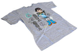 Disney Boys Miles From Tomorrowland Graphic Gray Short Sleeve Shirt Size Medium
