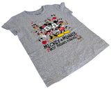 Disney Girls Mickey Mouse + Minnie Best Friends Forever Gray Shirt Size Medium