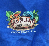 Anvil Ron Jon Surf Shop Cocoa Beach Florida Short Sleeve Shirt Size Youth Large